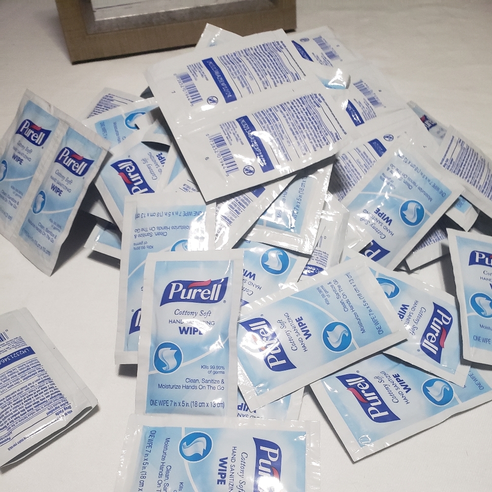 *****NO LONGER AVAILABLE****Purell Hand Sanitizing Wipes Individually